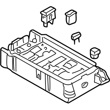 Kia 0K52Y66760 Main Fuse Block Assembly