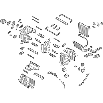 Kia 97205J5000 Heater & EVAPORATOR