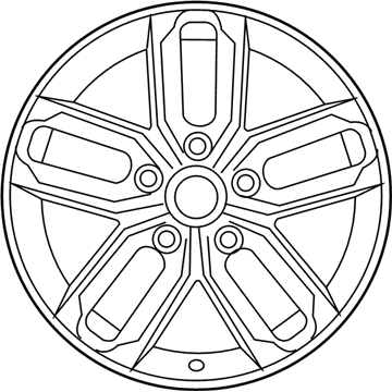 Kia 529102T170 Wheel Assembly-Aluminum