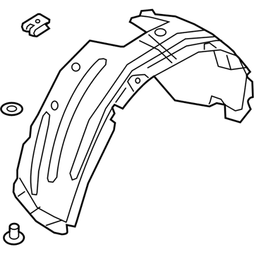 Kia 86810C6000 Guard Assembly-Front Wheel