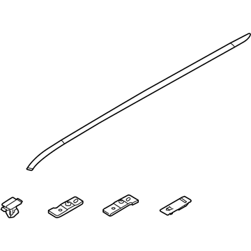 Kia 87240B2100 MOULDING Assembly-Roof R