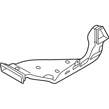 Kia 973603W000 Duct-Rear Heating,LH