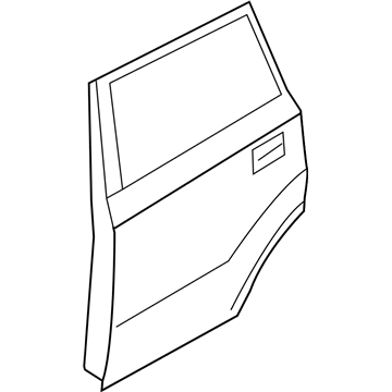 Kia 770032K070 Panel Assembly-Rear Door LH