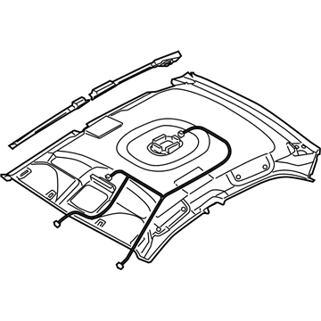 Kia 853012F350IM Headlining Assembly