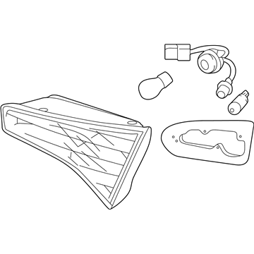 Kia 924042T500 Lamp Assembly-Rear Combination Inside