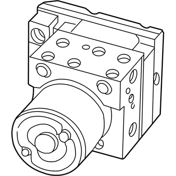 2004 Kia Spectra ABS Pump And Motor Assembly - 0K2NA437A0