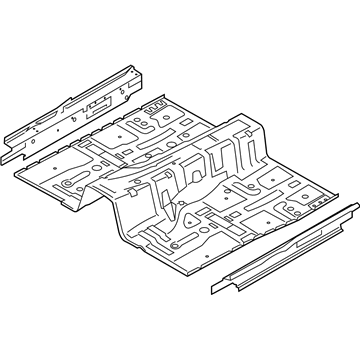 Kia 651103T200 Panel Assembly-Center Floor