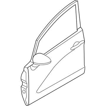 Kia 760031W010 Panel Assembly-Front Door LH