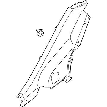 Kia 85895A7000WK Trim Assembly-Rear Wheel House