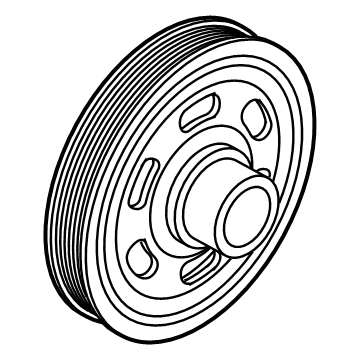 2018 Kia Rio Crankshaft Pulley - 231242M000