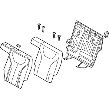 Kia 89300S9011OND Back Assembly-2ND Seat,L