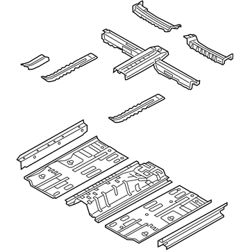 Kia 65100A7100 Panel Assembly-Floor,Center