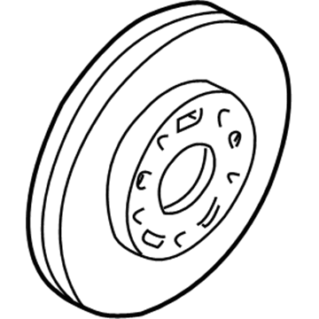 Kia Sedona Brake Disc - 0K52Y33251A