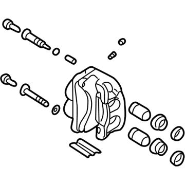 2004 Kia Sedona Brake Caliper - 0K52Y49980