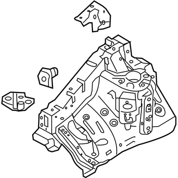 Kia 645013W000 Panel Assembly-Fender Apron