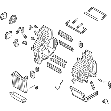 Kia 972051G000 Heater & EVAPORATOR