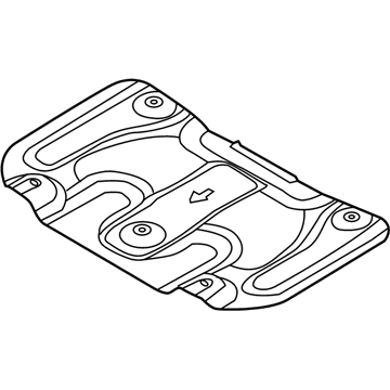 2014 Kia Forte Exhaust Heat Shield - 28795A7500