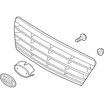 Kia 863503C231 Radiator Grille Assembly