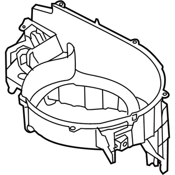 Kia 971152S000 Case-Blower Lower