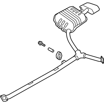 2019 Kia Optima Muffler - 28711D5550