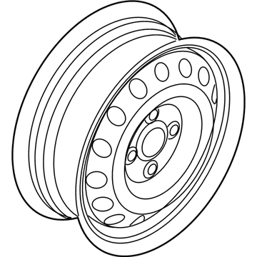 2007 Kia Sportage Spare Wheel - 529102E900