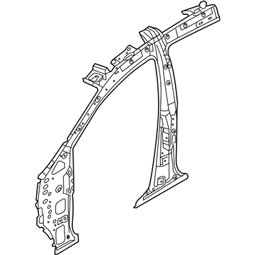 Kia 71201D9050 Pillar Assembly-Front Inner