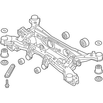 Kia 55405C5250 Crossmember-Rear