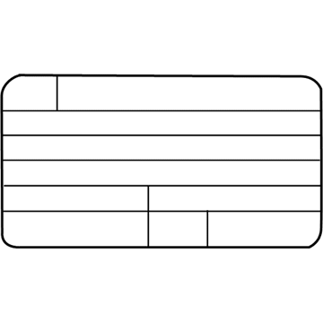 Kia 324502B610 Label-Emission Control