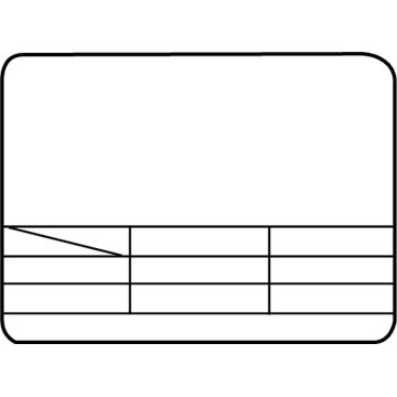 Kia 97699E4050 Label-Refrigerant