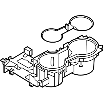 Kia 84670L3000 Cup Holder Assembly