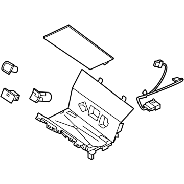 Kia 84630L3500WK Tray Assembly-Floor Cons