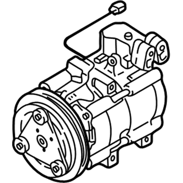 Kia 1K2N561450A Air Conditioner Compressor Assembly