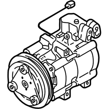 2000 Kia Spectra A/C Compressor - 1K2N561450A