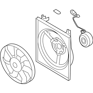 2009 Kia Spectra SX Fan Blade - 977302F000