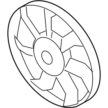 Kia Spectra A/C Condenser Fan - 977372D500