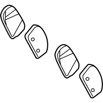 2006 Kia Sedona Brake Pad Set - 581014DU00