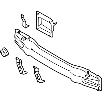 Kia 866301M300 Rail Assembly-Rear Bumper