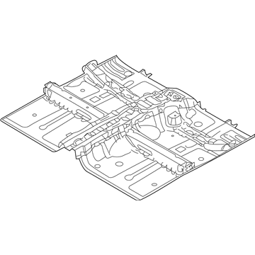 Kia 651001M200 Panel Assembly-Floor Center