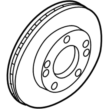 Kia 517123E700 Disc-Front Wheel Brake