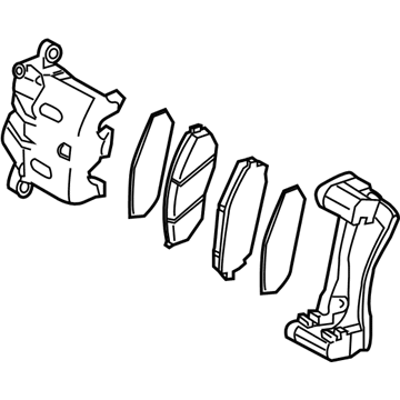 2007 Kia Sorento Brake Caliper - 581303E700