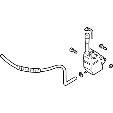 1999 Kia Sephia Coolant Reservoir - 0K2A11535XC