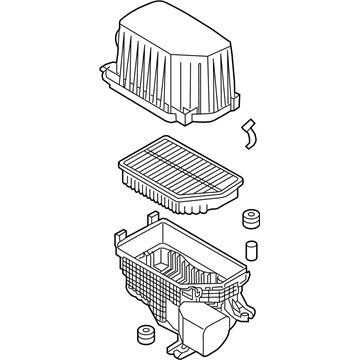 Kia 28110B2500 Cleaner Assembly-Air