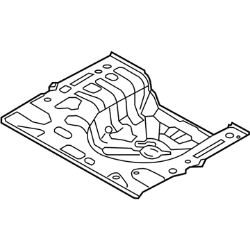 2016 Kia Forte Floor Pan - 65513A7000