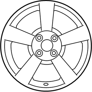 Kia 529101G150 Wheel Assembly-Aluminum