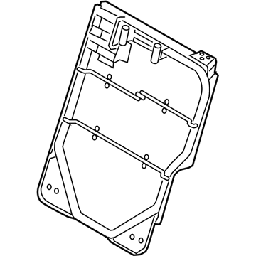 Kia 89310A7100 Frame & Lock Assembly-Rear