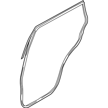 Kia 831401F000 WEATHERSTRIP Assembly-Rear Door Side