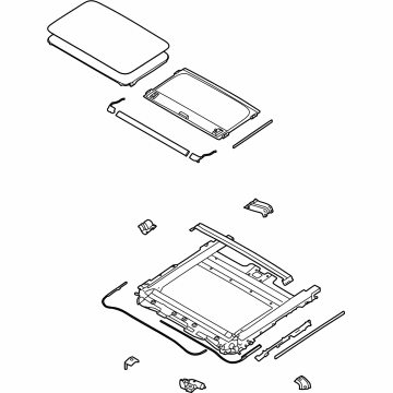 Kia 81600R0000BSU SUNROOF Assembly