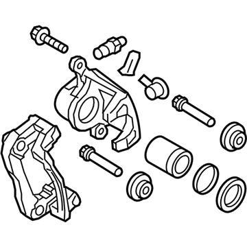 Kia K900 Brake Caliper - 583103MA30