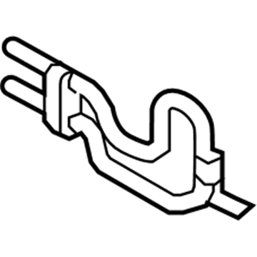 2008 Kia Sedona Power Steering Hose - 575504D100