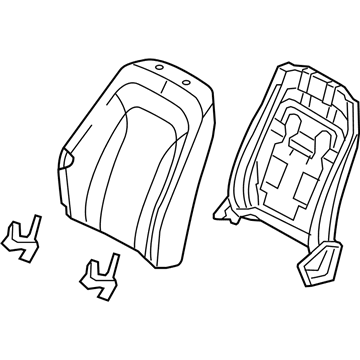 Kia 883004C630AVB Back Assembly-Front Seat Driver